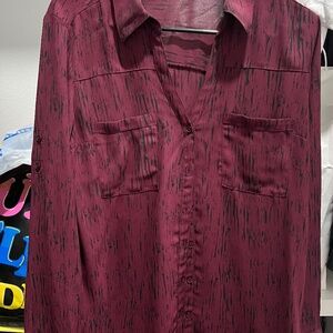 Burgundy Express top sz large